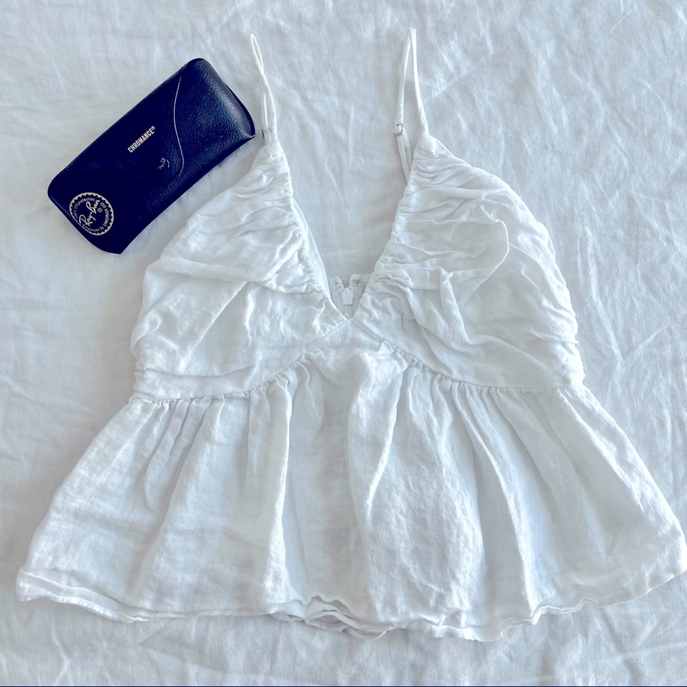J. Crew white tank top